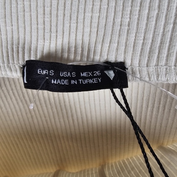 NWT ZARA SEAMED RIB High Rise Midi Skirt‎ with Elastic Waistband 6050/813 Size S - Picture 6 of 16